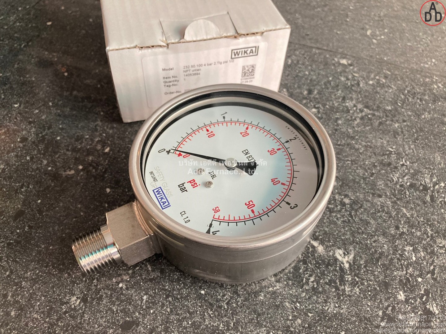 WIKA Pressure gauge 0-4bar(1)